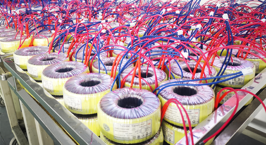 160W純銅線(xiàn)功放環(huán)形變壓器 - 圣元電器