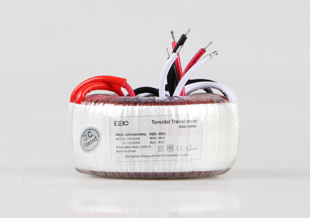 40W環(huán)形變壓器 230V/18V-12V（環(huán)形變壓器如何判斷是升壓還是降壓？）
